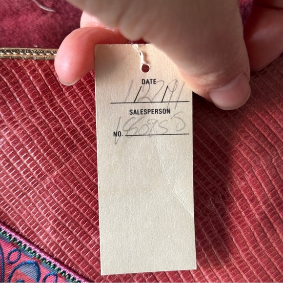 NWT 90s Vibrant Pink and Purple Crossbody Bag with Bohemian Flair patchwork - Picture 11 of 13